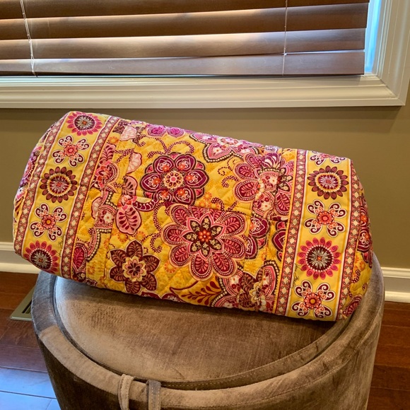 Vera Bradley Bali Gold Small Weekender - Picture 7 of 10